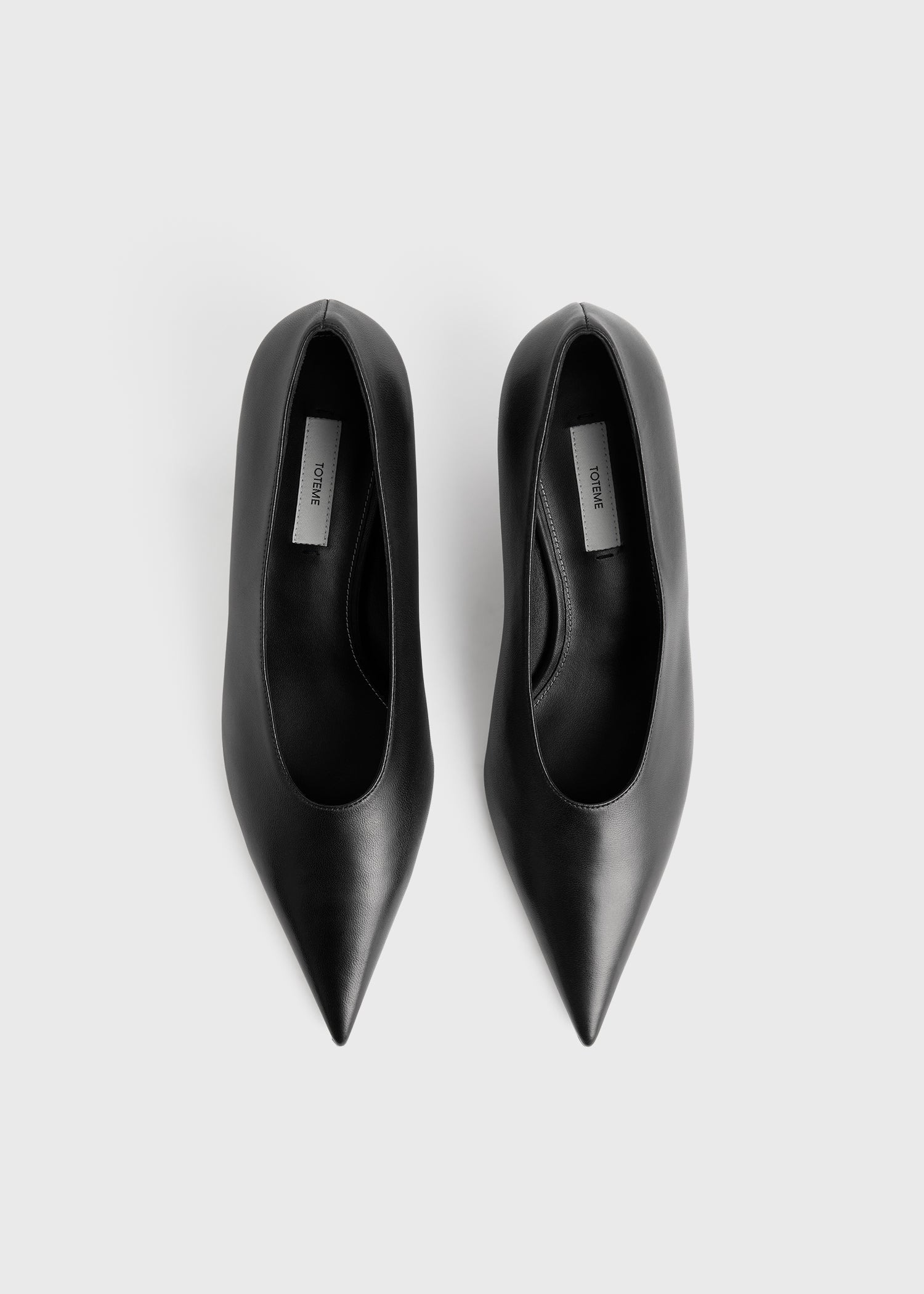 Sharp nappa kitten pumps black - 4