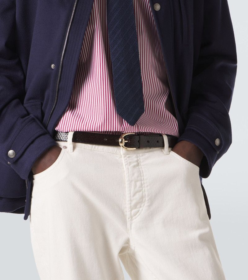 Brunello Cucinelli Leather belt outlook