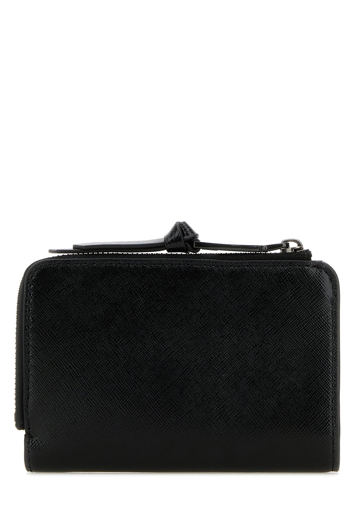 Black leather Utility Snapshot DTM Slim wallet - 3