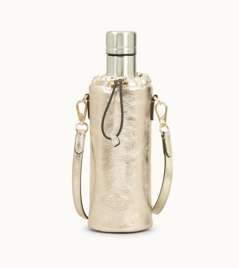 WATER BOTTLE WITH STRAP - GOLD 1