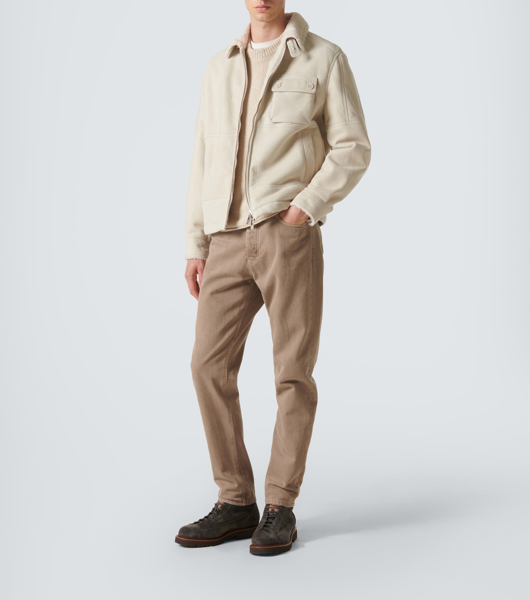 Shearling blouson - 2