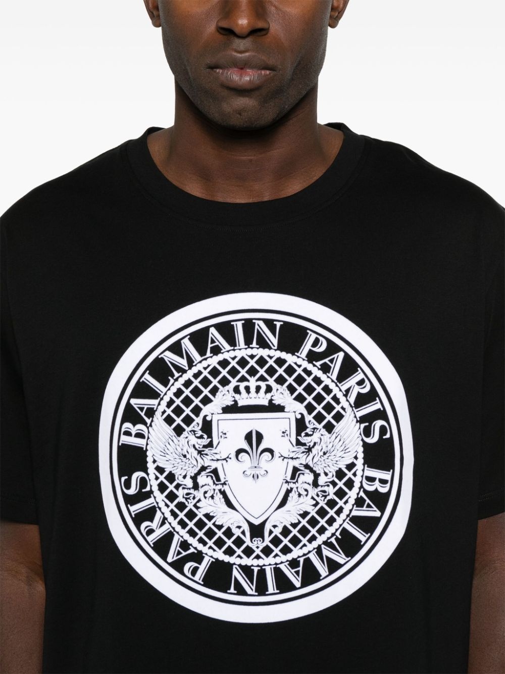 flocked-logo T-shirt - 4
