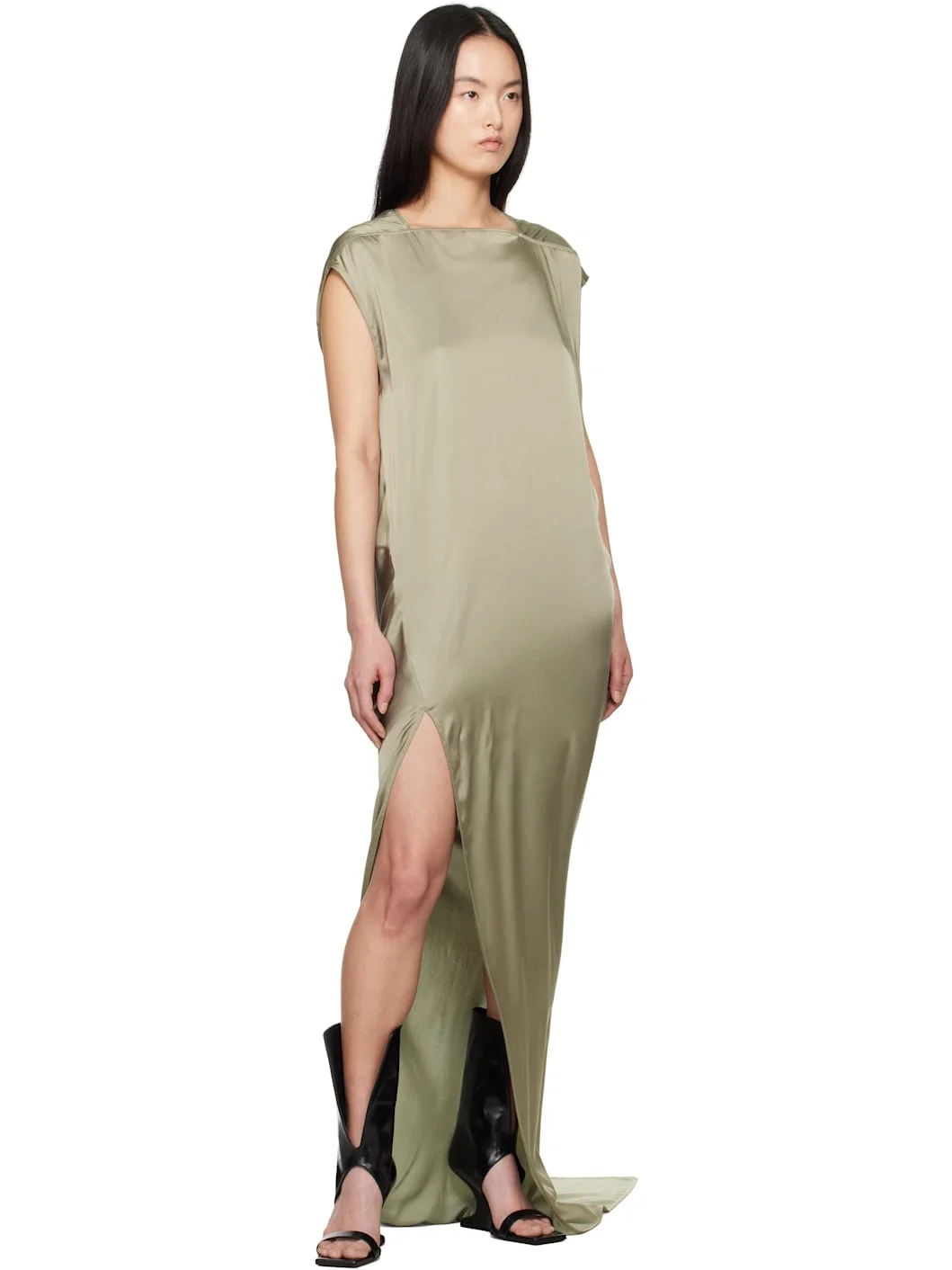 green rick owens dress EDFU Gown in Hustler Blue – SVRN