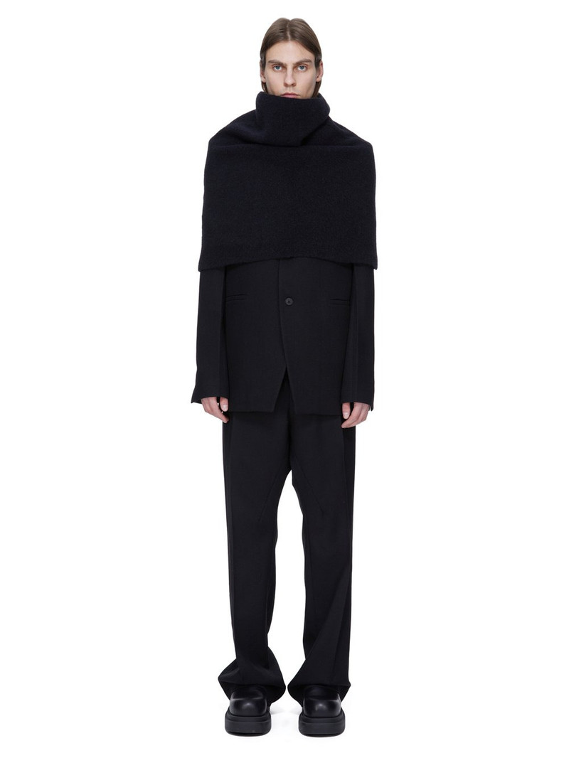 Cowl hooded-collar cape 6