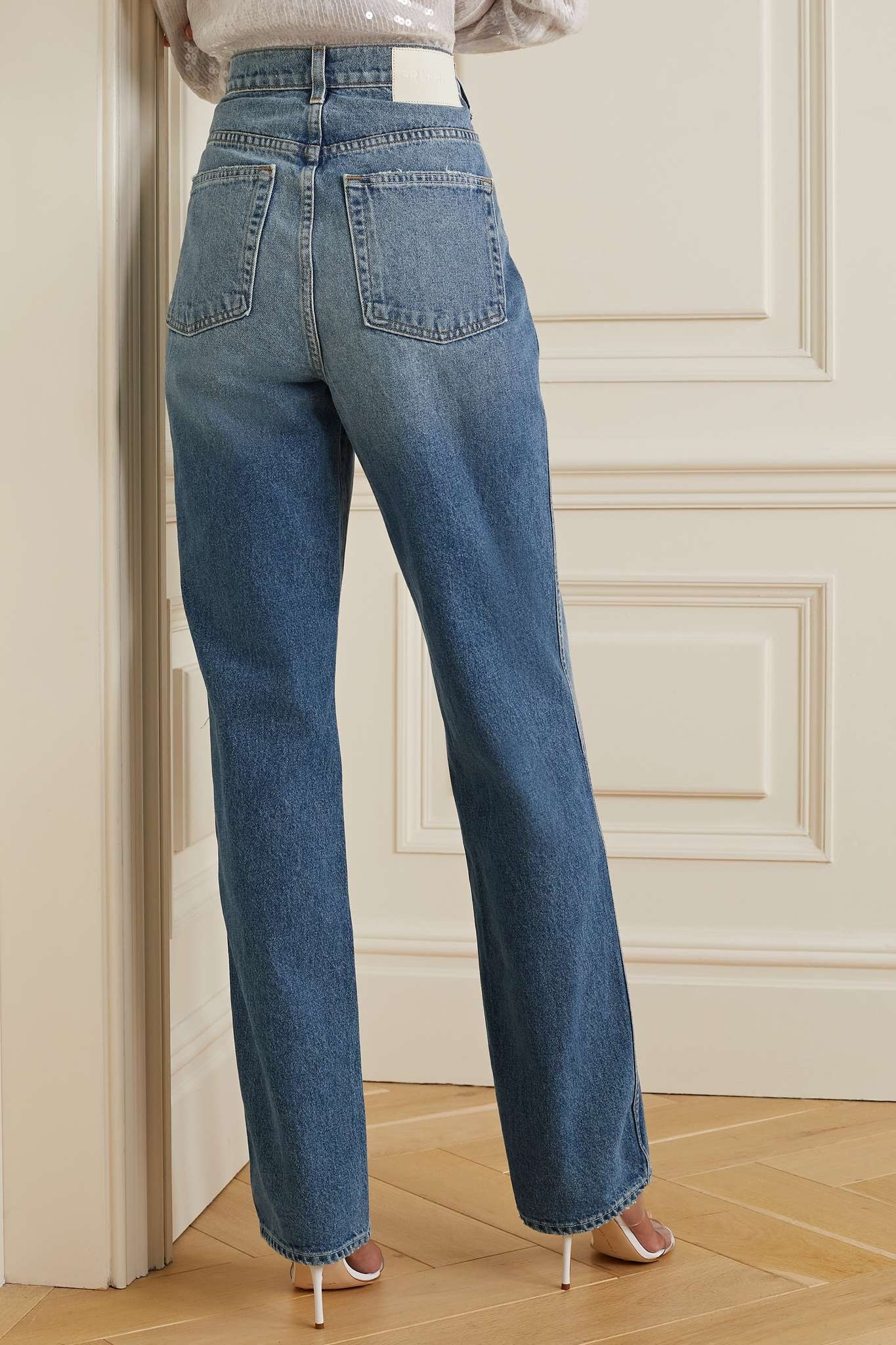 Sara high-rise straight-leg jeans - 4