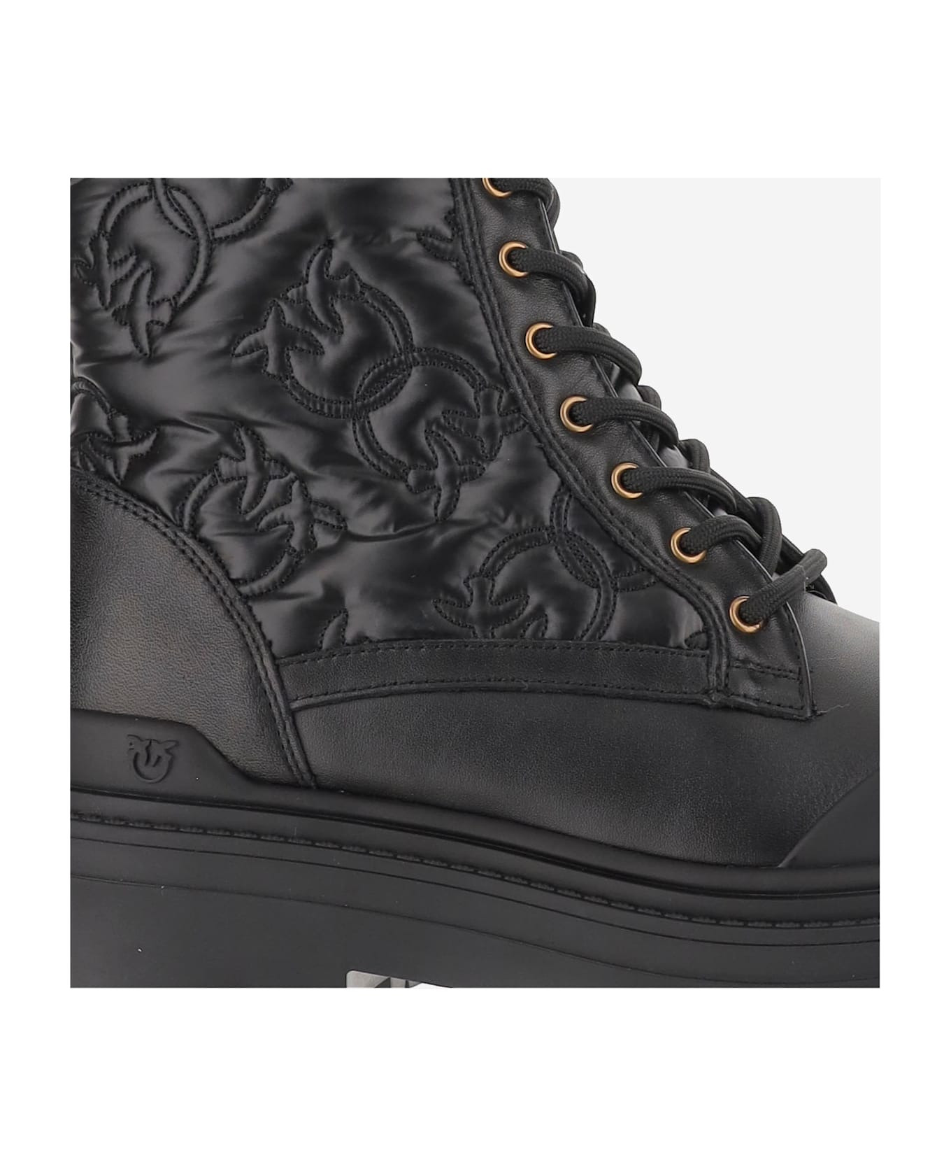 Quilted Leather Ankle Boots - 4