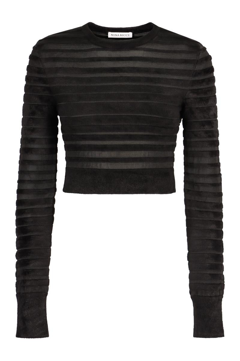 Nina Ricci Knitted Crop Top - 1