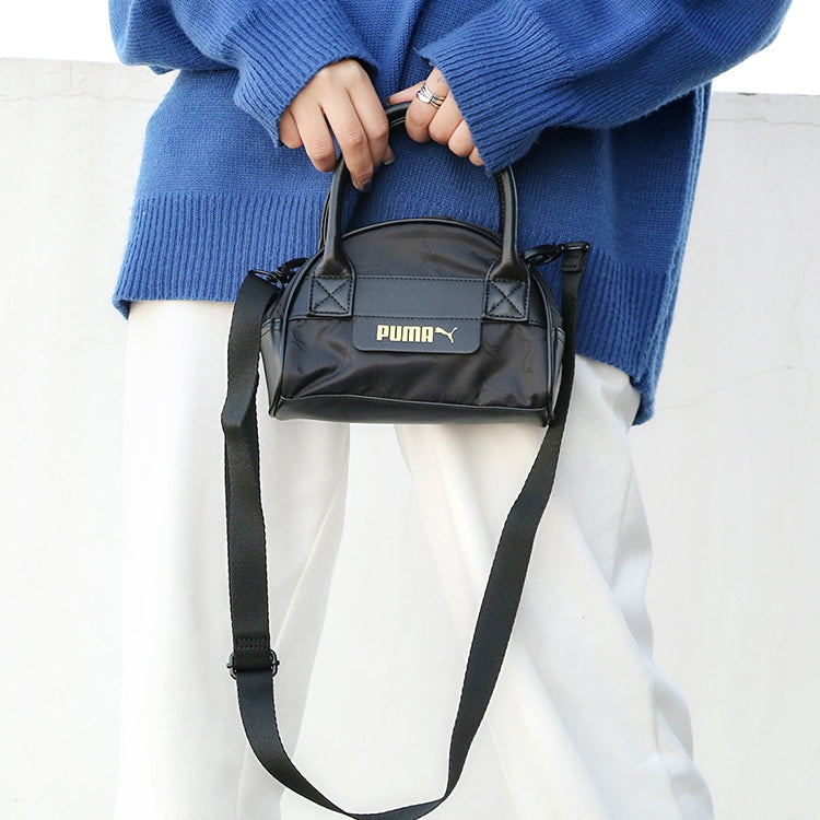 (WMNS) PUMA Classics Mini Grip Bag 'Black' 077940-01 - 3