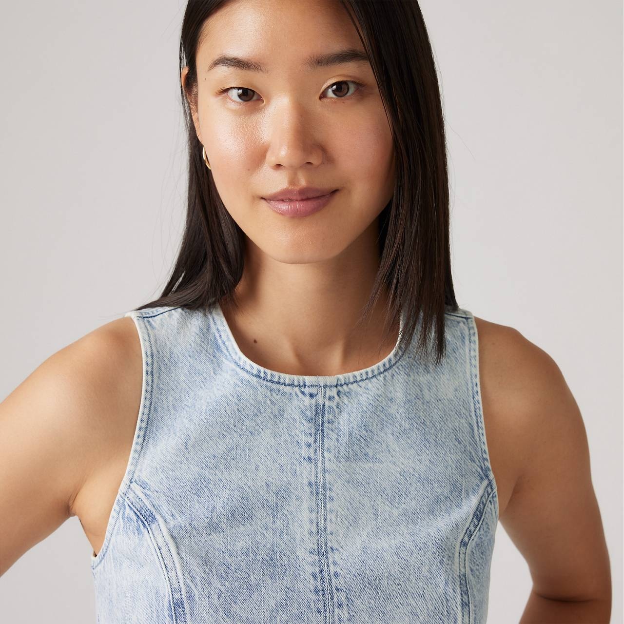 TOPANGA DENIM TANK TOP - 5