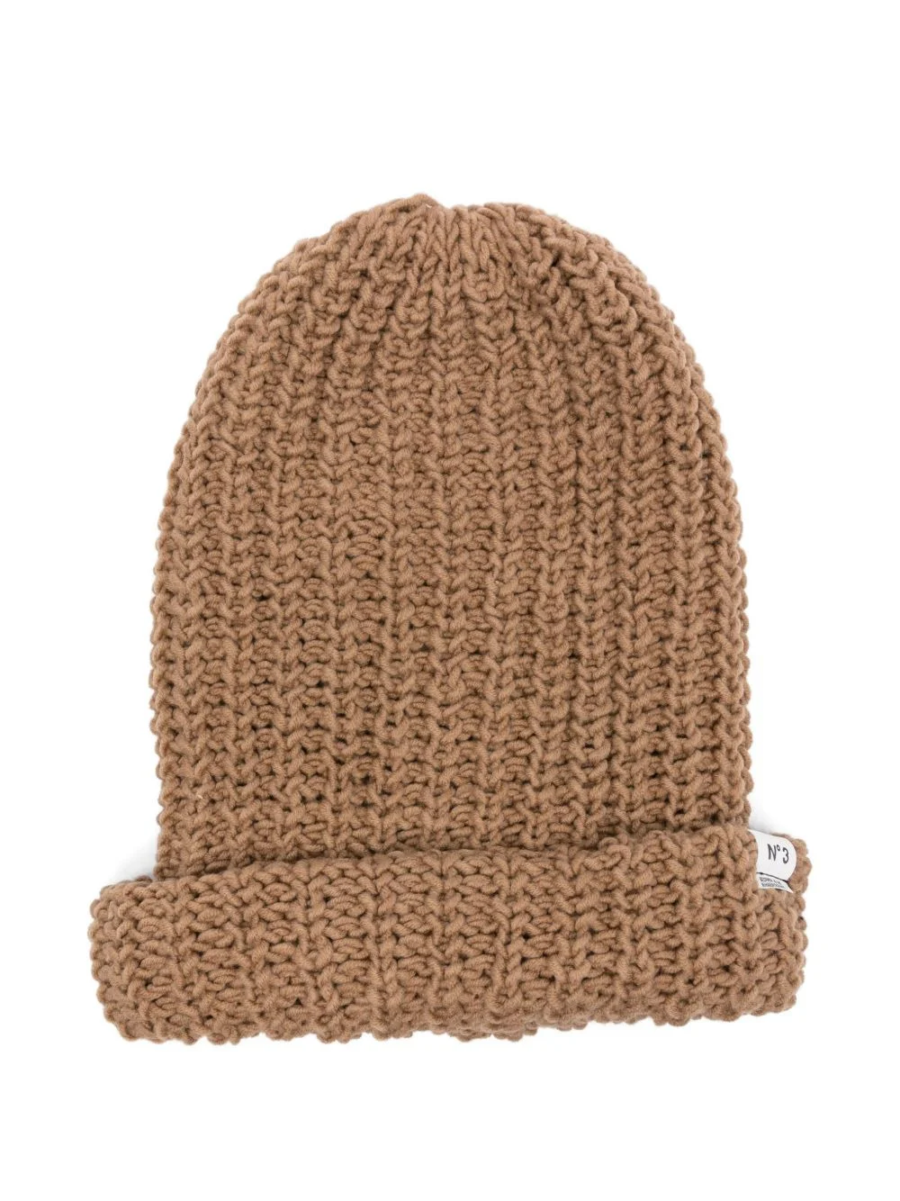 knitted beanie - 1