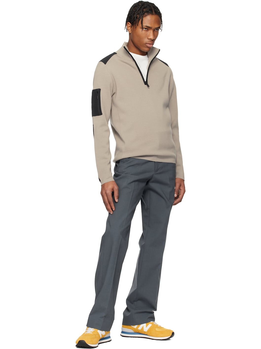 Taupe Stormont 1/4 Zip Jacket - 5