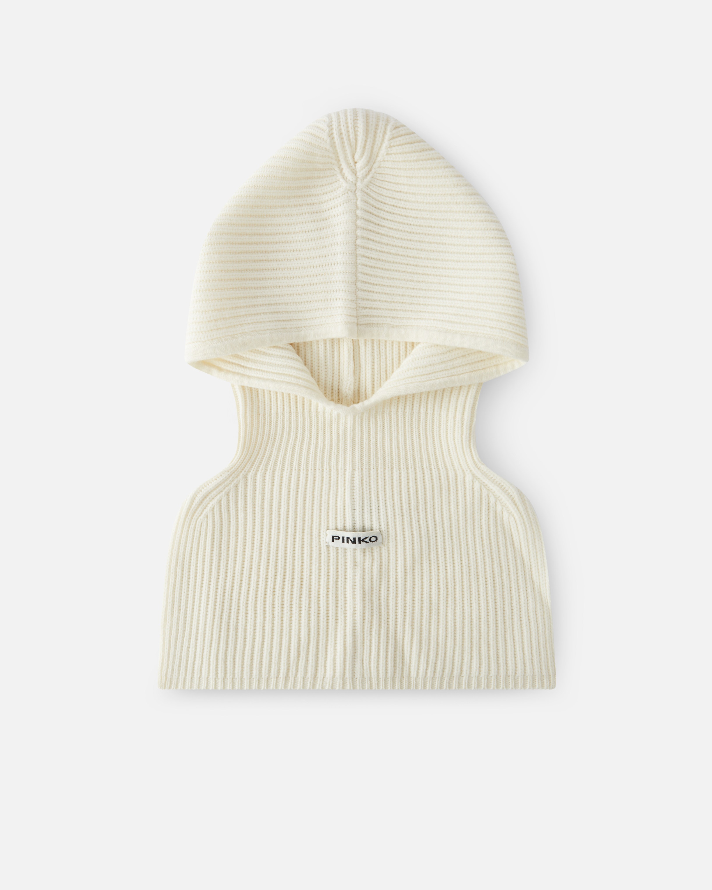RIBBED BALACLAVA BEANIE - 1