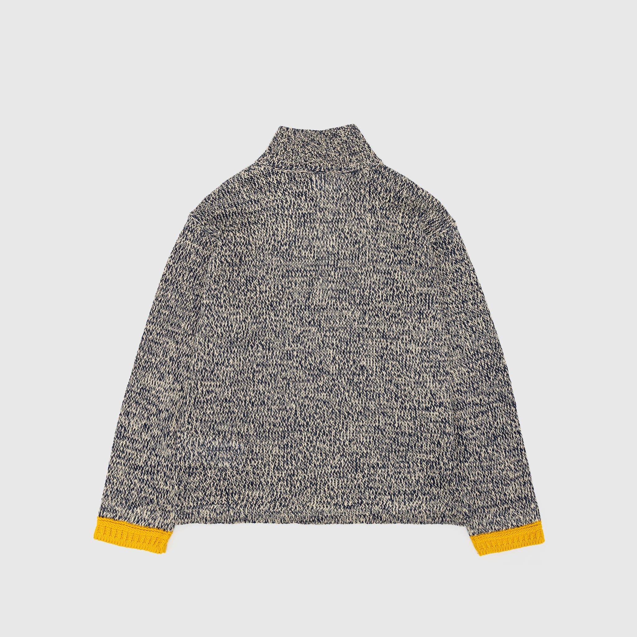 COTTON-LINEN-POLYESTER WITH RUBBERISED EFFECT MARINA SWEATER - 8