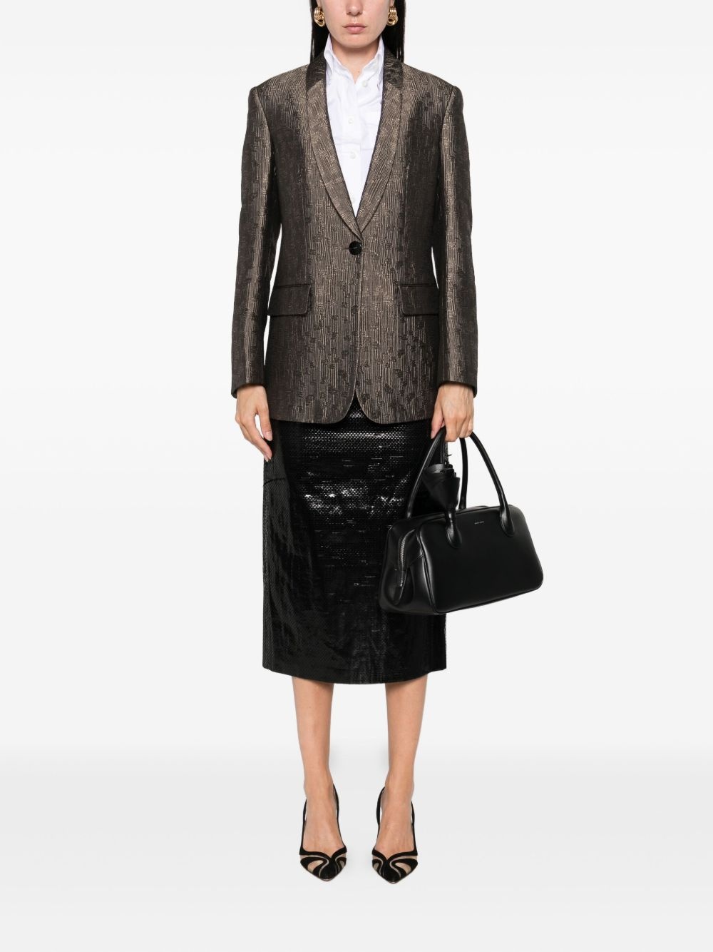single-button blazer - 2
