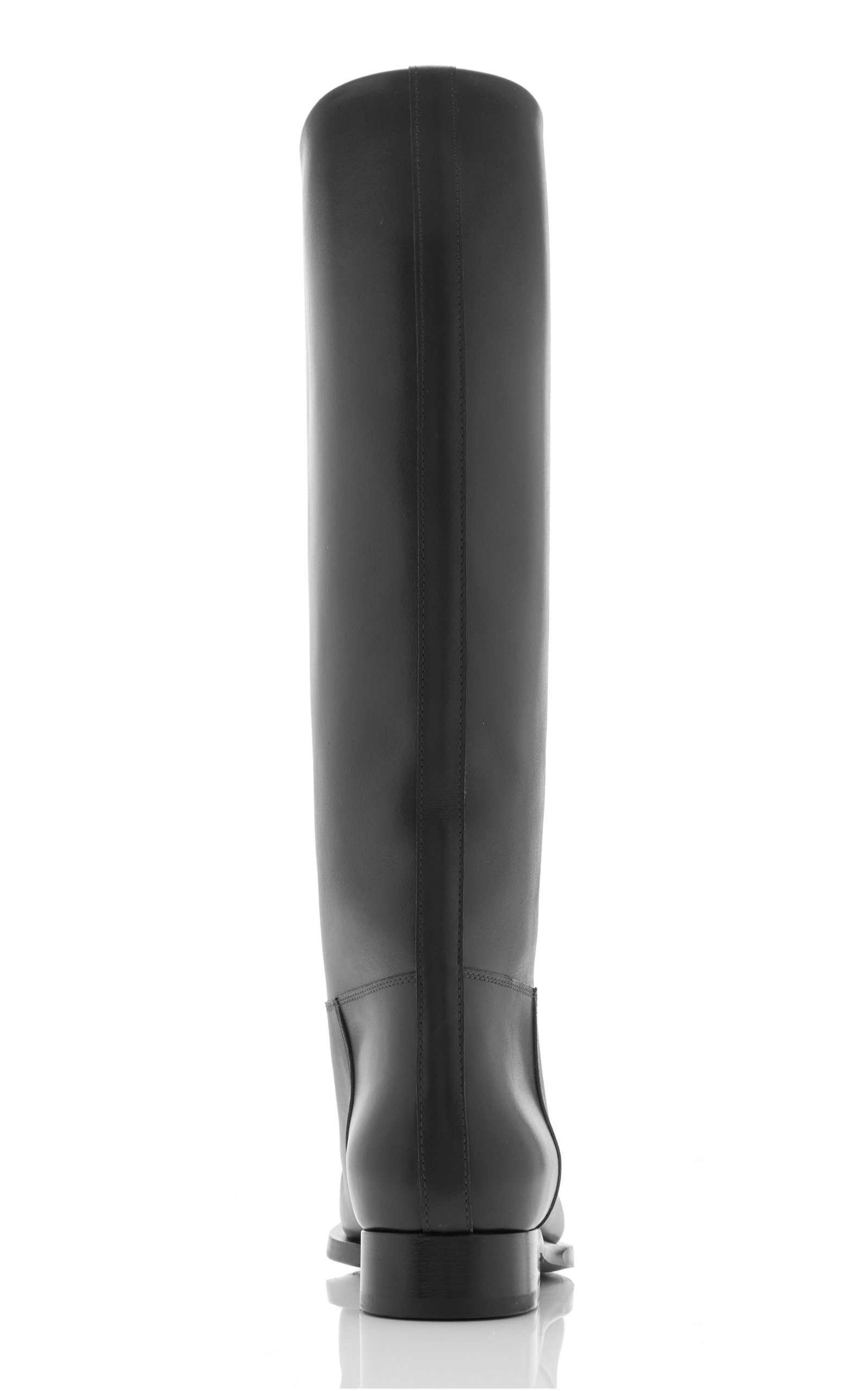 Grunge Leather Riding Boots black - 5