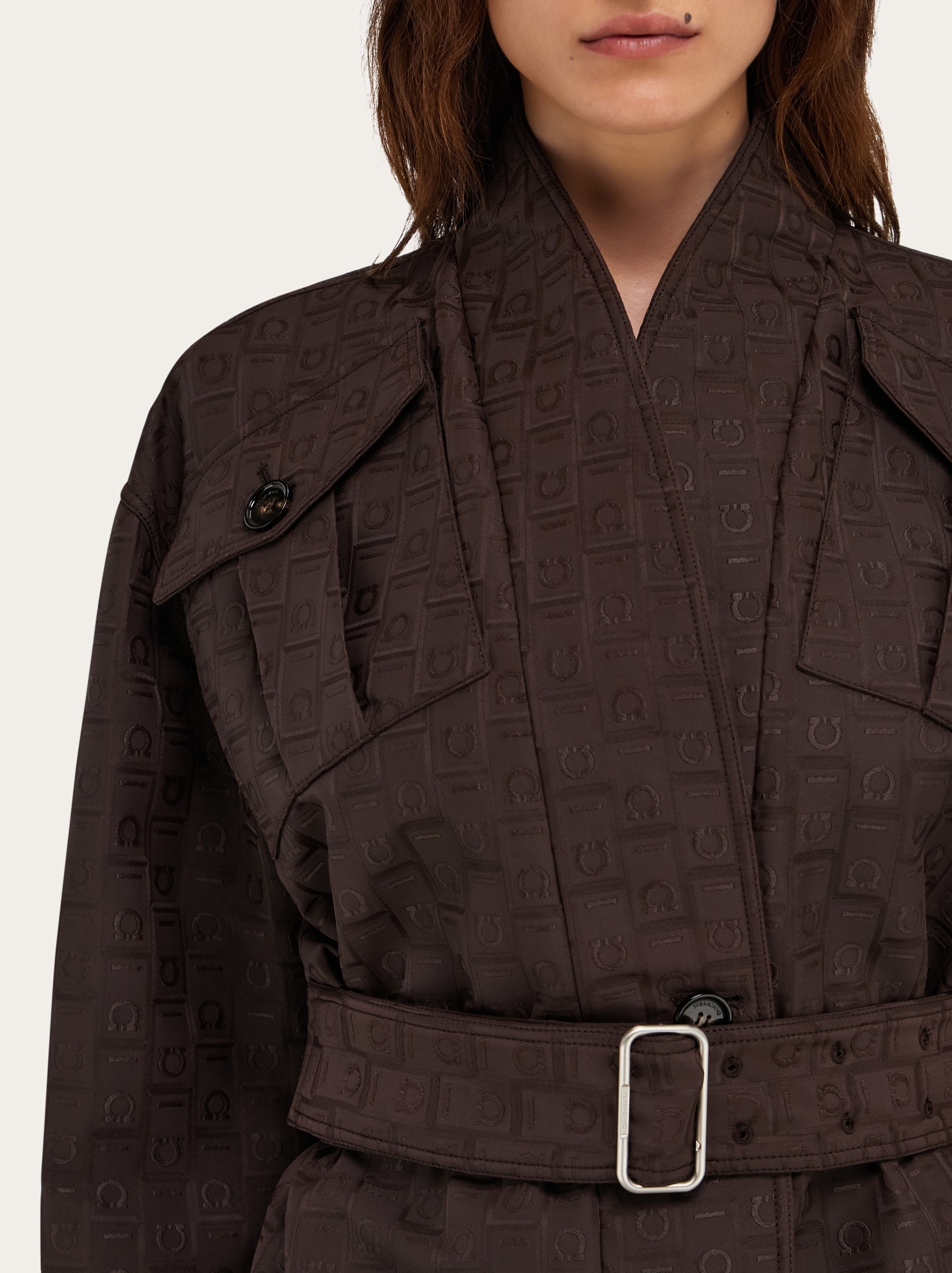 Ferragamo Monogram print jacket - 4