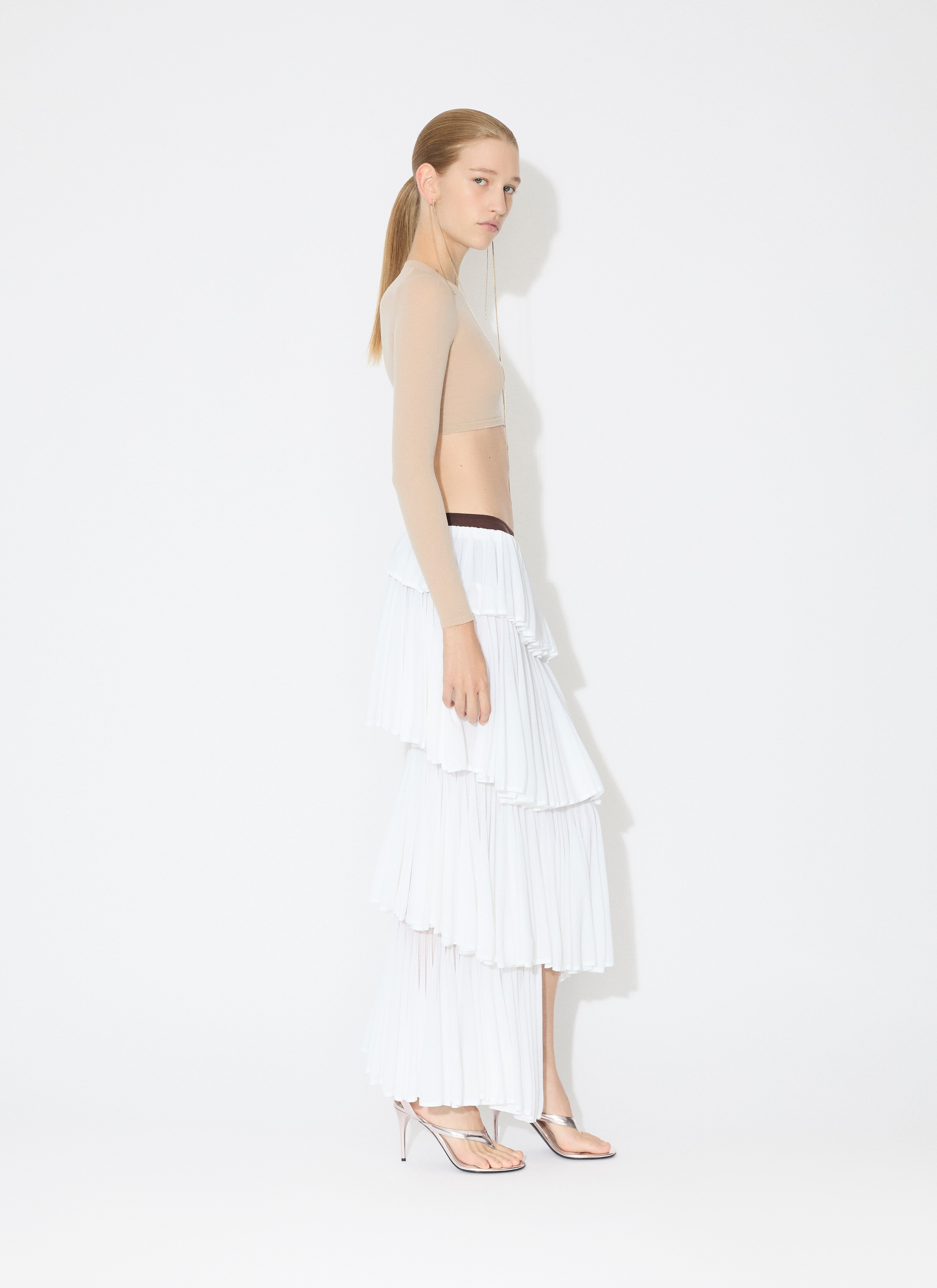 KNIT SPIRAL SKIRT - 5