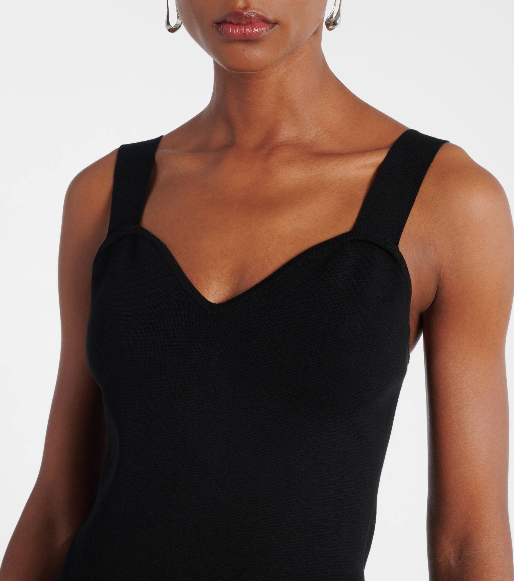 Teak knitted midi dress - 4