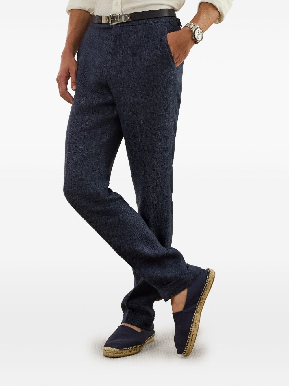 herringbone trousers - 3