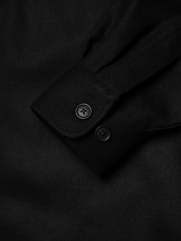 Vincent Solid Board Shirt Black - 4