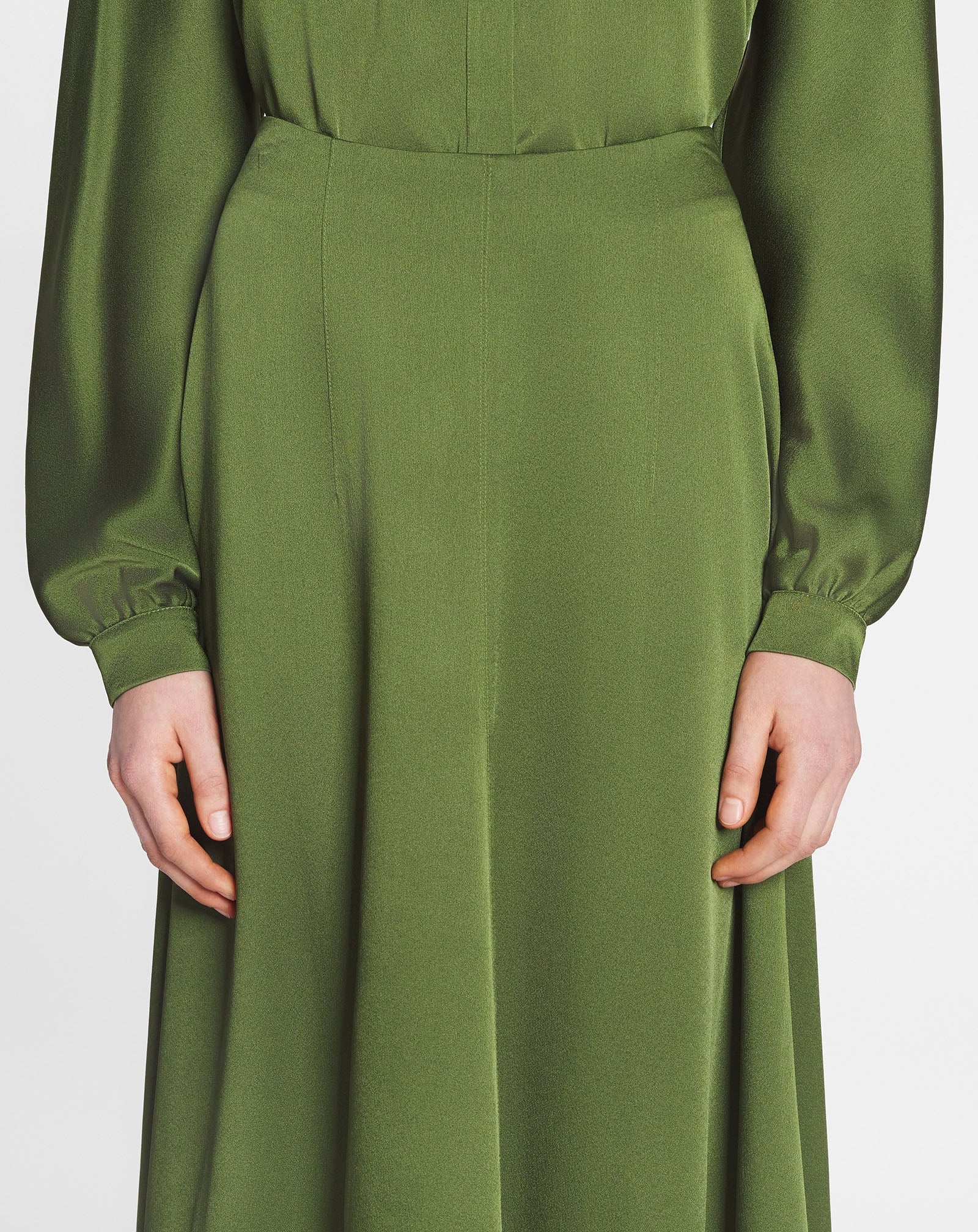 FLARED MIDI SKIRT - 5