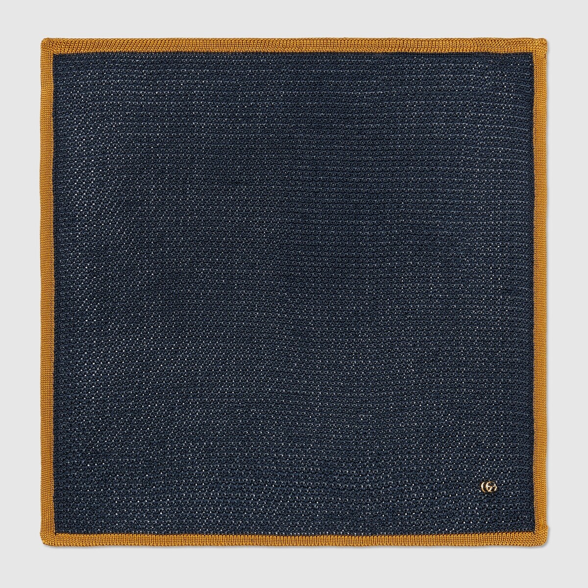 Knitted silk pocket square - 1