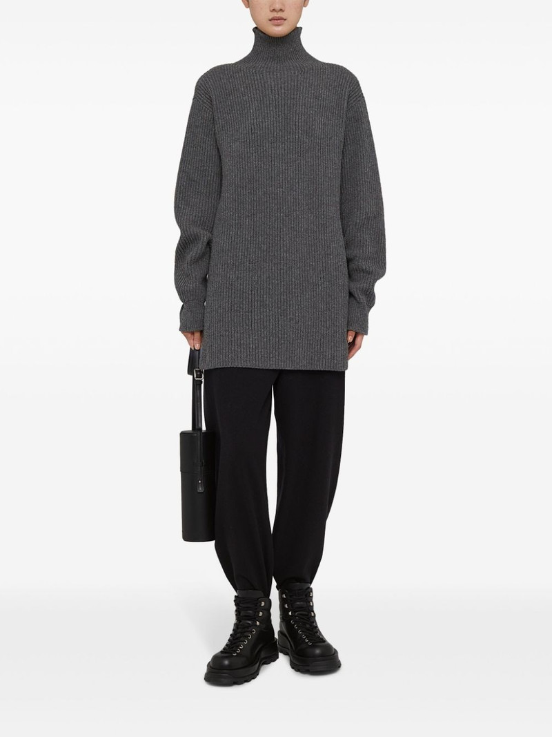 Jil Sander ribbed high-neck jumper outlook