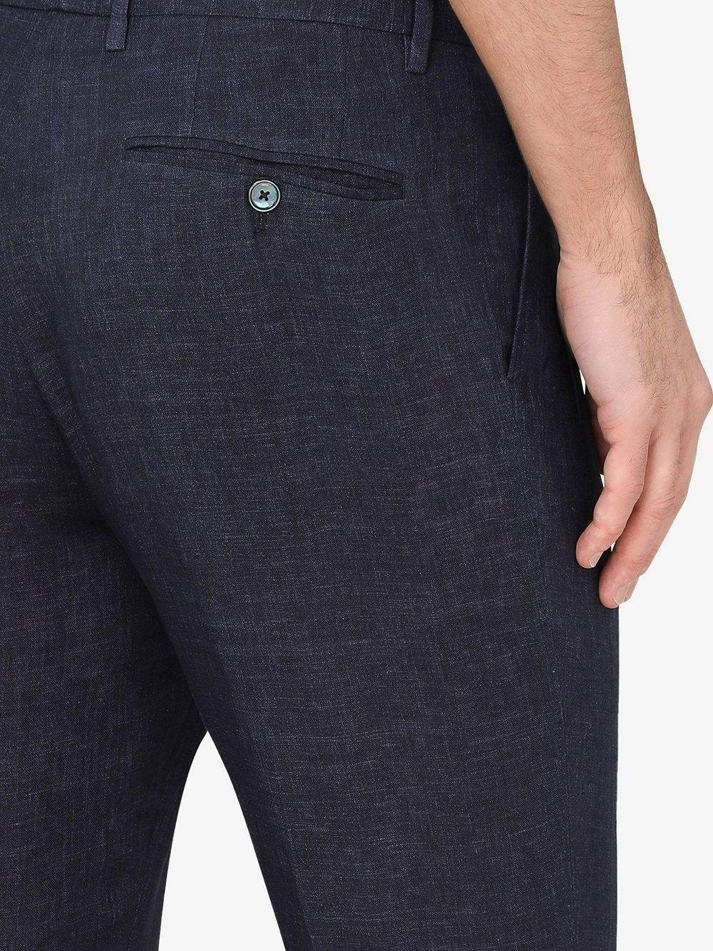 dart-detailing mid-rise tailored trousers - 5