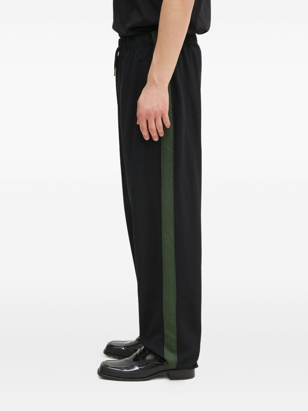 side-stripe trousers - 3