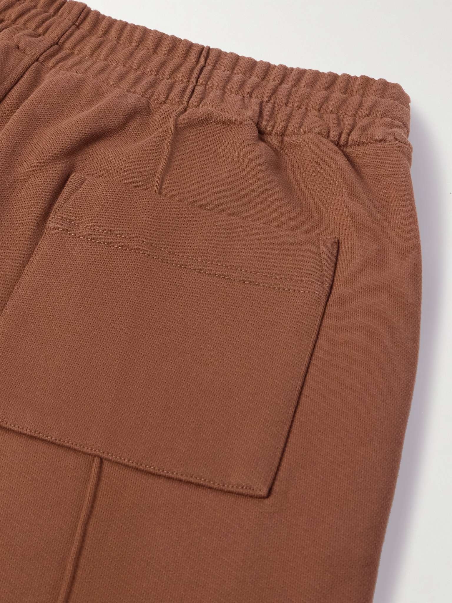Laurel Straight-Leg Logo-Appliquéd Organic Cotton-Jersey Sweatpants - 3