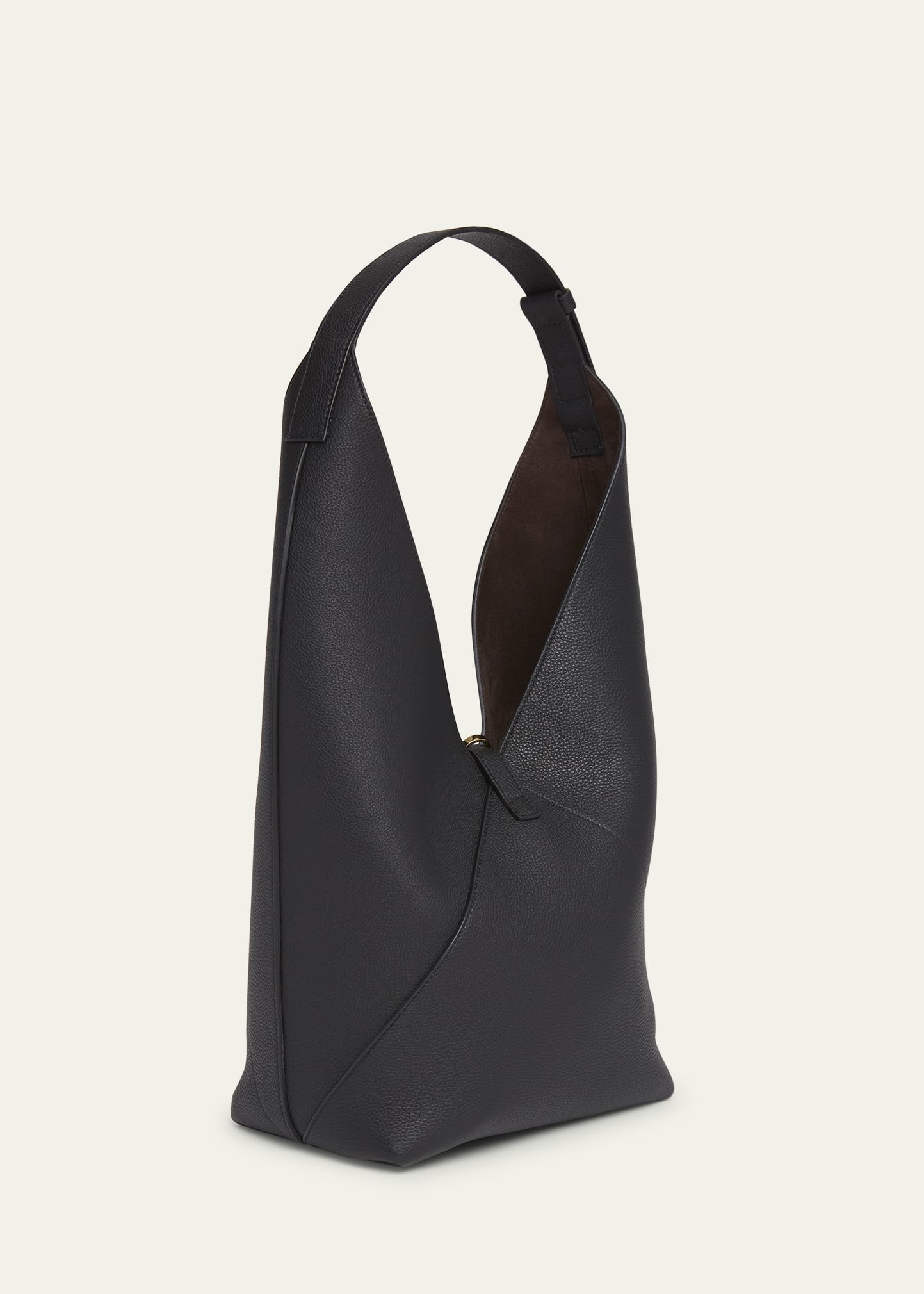 Origami Leather Hobo Bag - 2