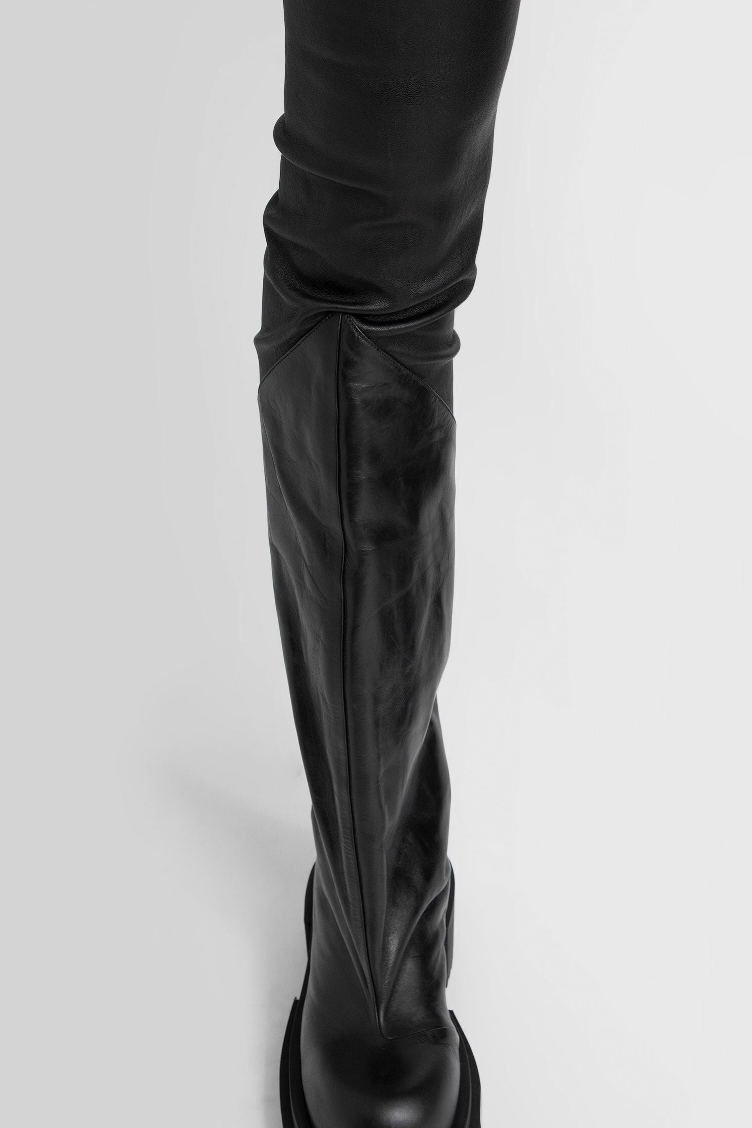 RICK OWENS WOMAN BLACK BOOTS - 5