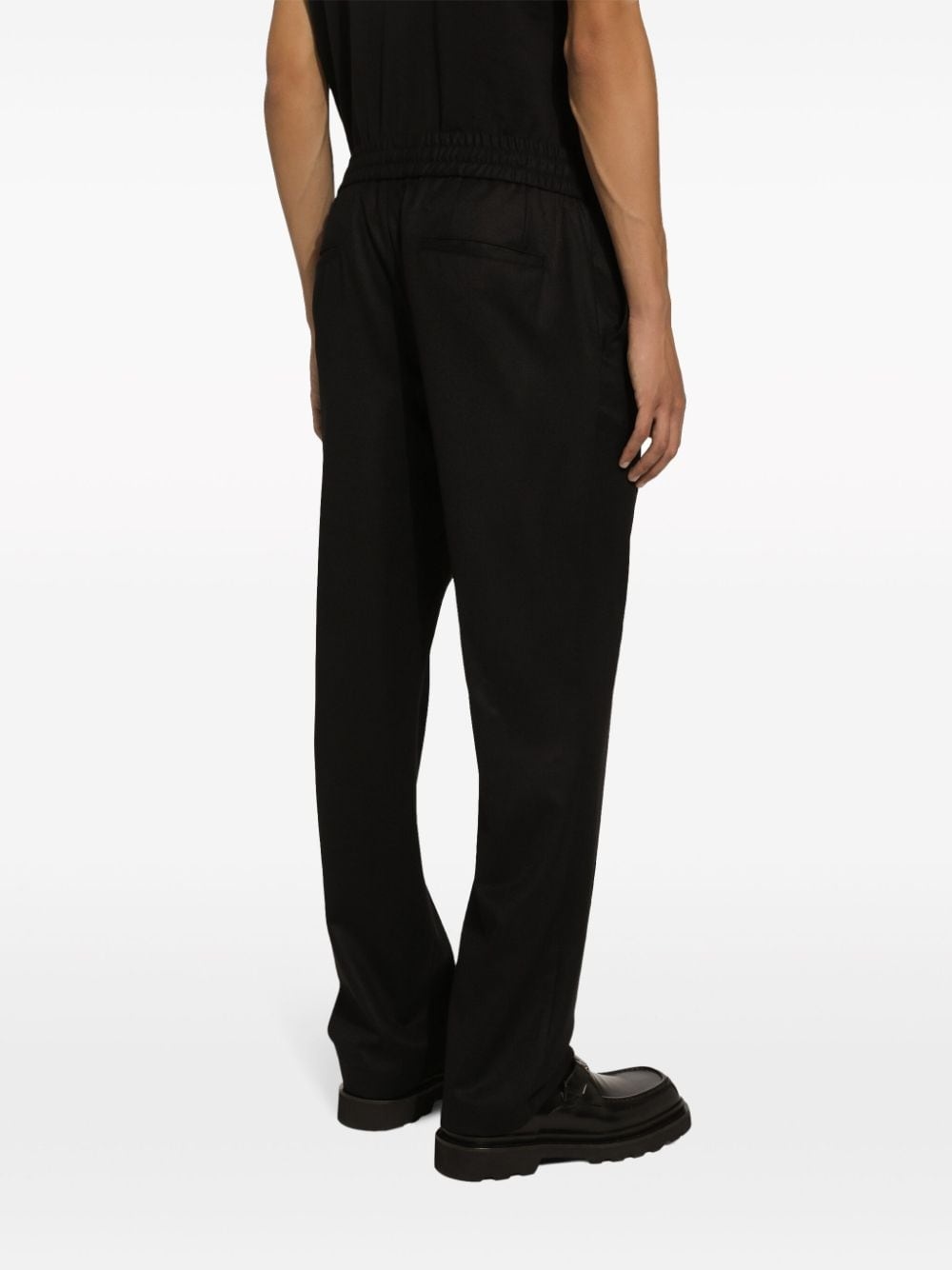 tailored wool track pants - 5