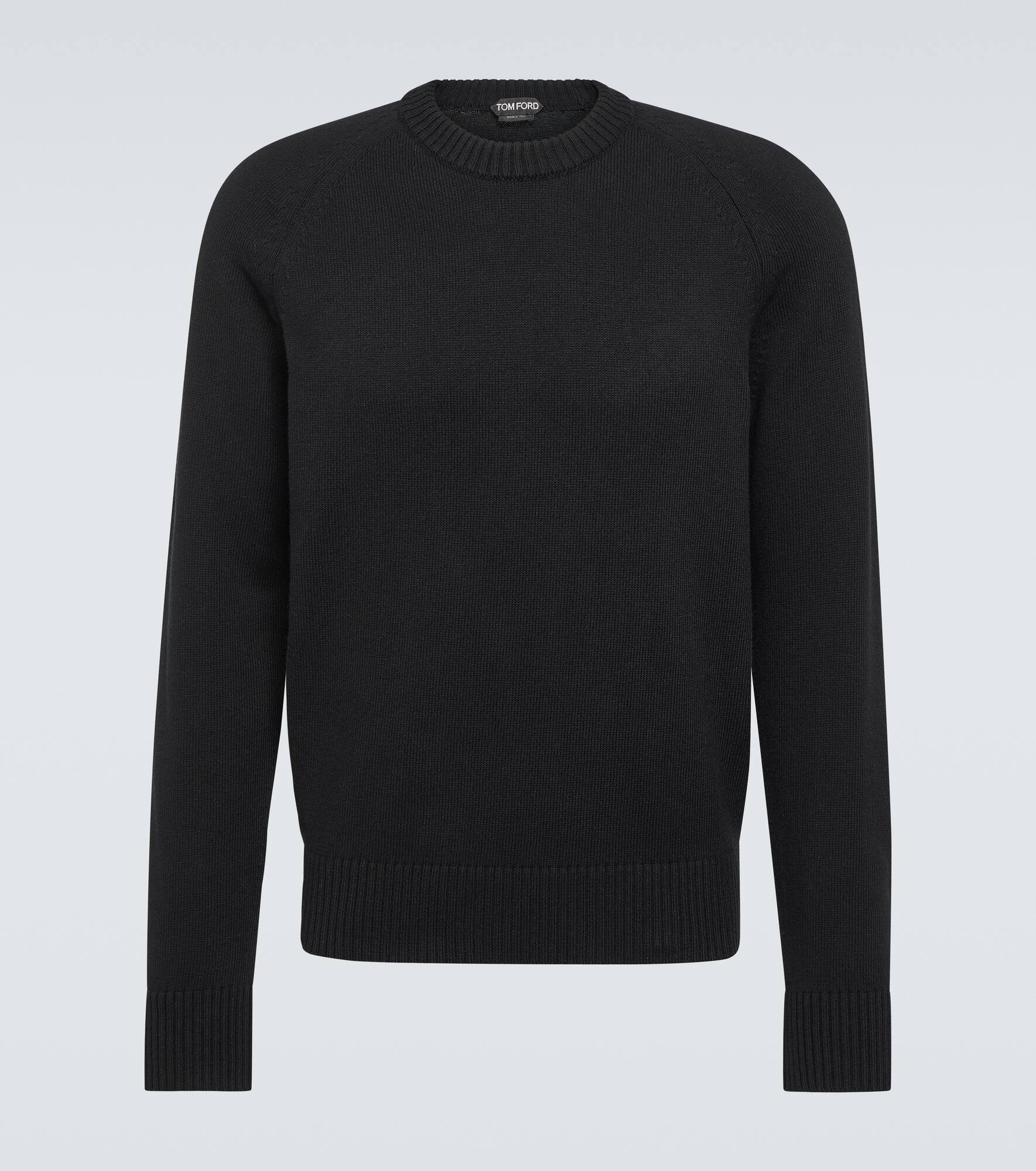 Cotton and cashmere sweater - 1