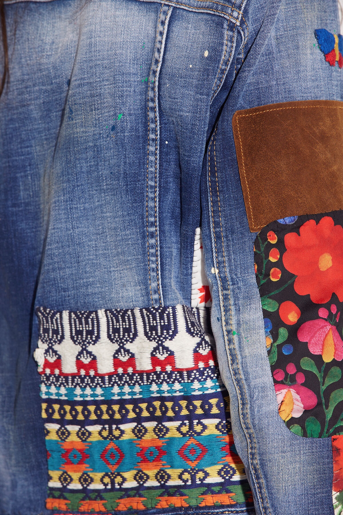 PATCHWORK DENIM JACKET - 6