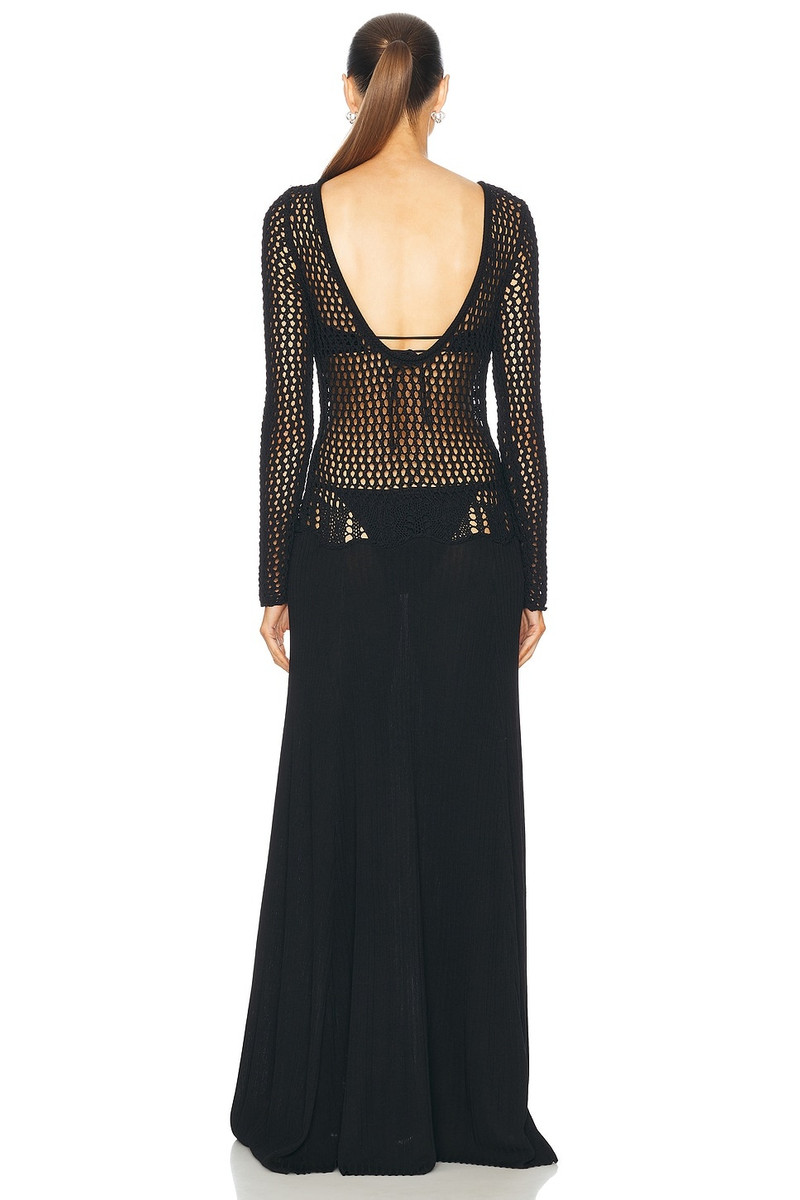 CHRISTOPHER ESBER Grafted Long Sleeve Dress outlook