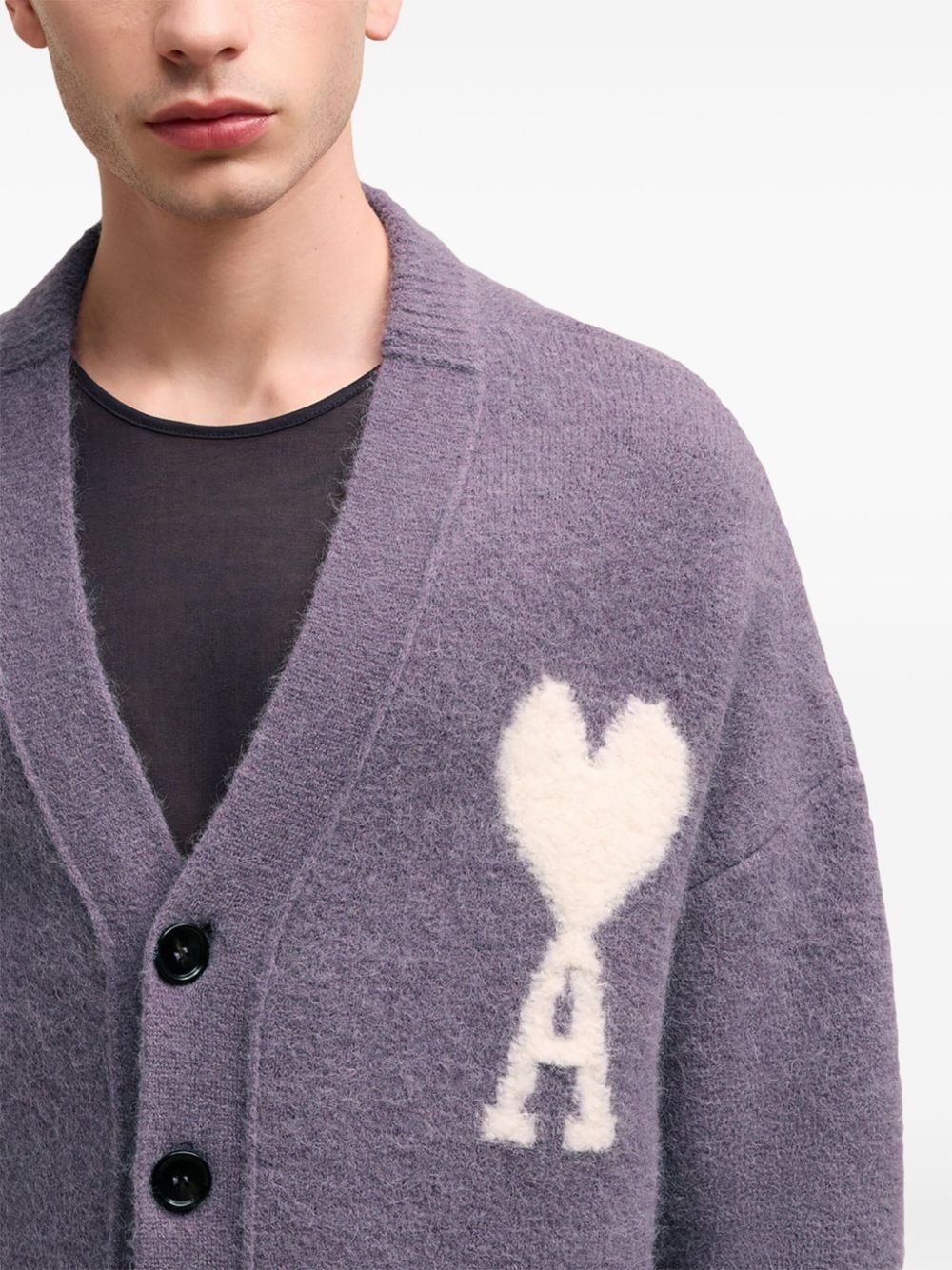 Ami de Coeur wool blend cardigan - 6