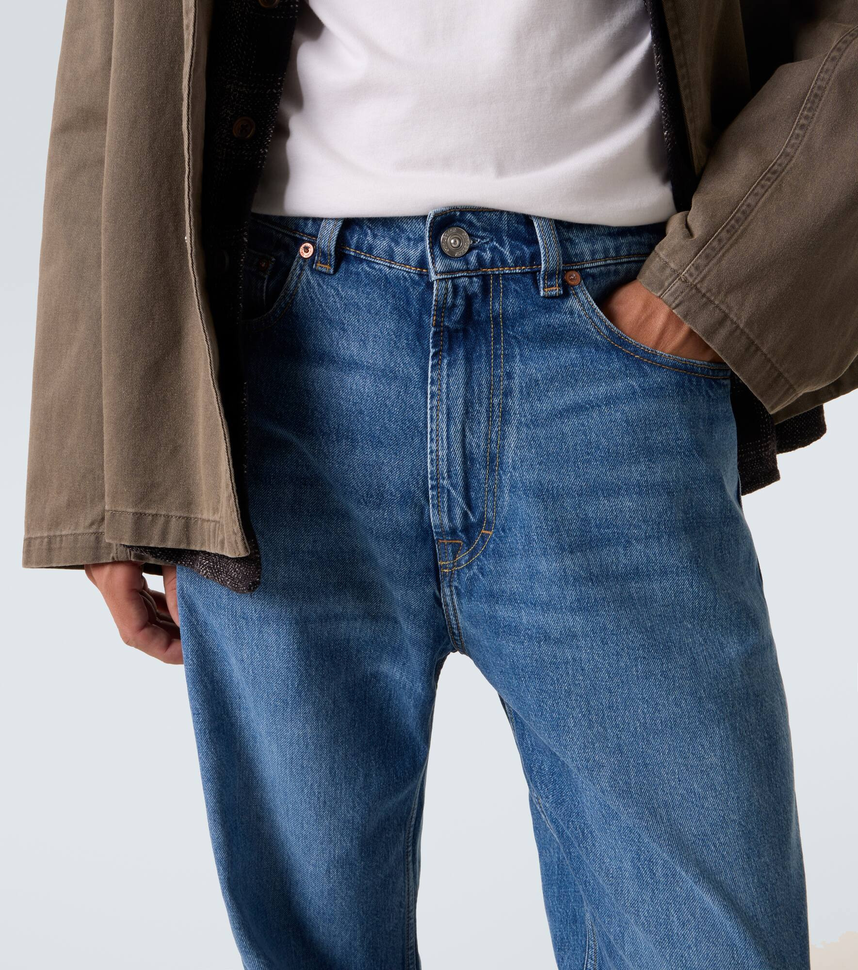 Third Cut mid-rise straight jeans - 5