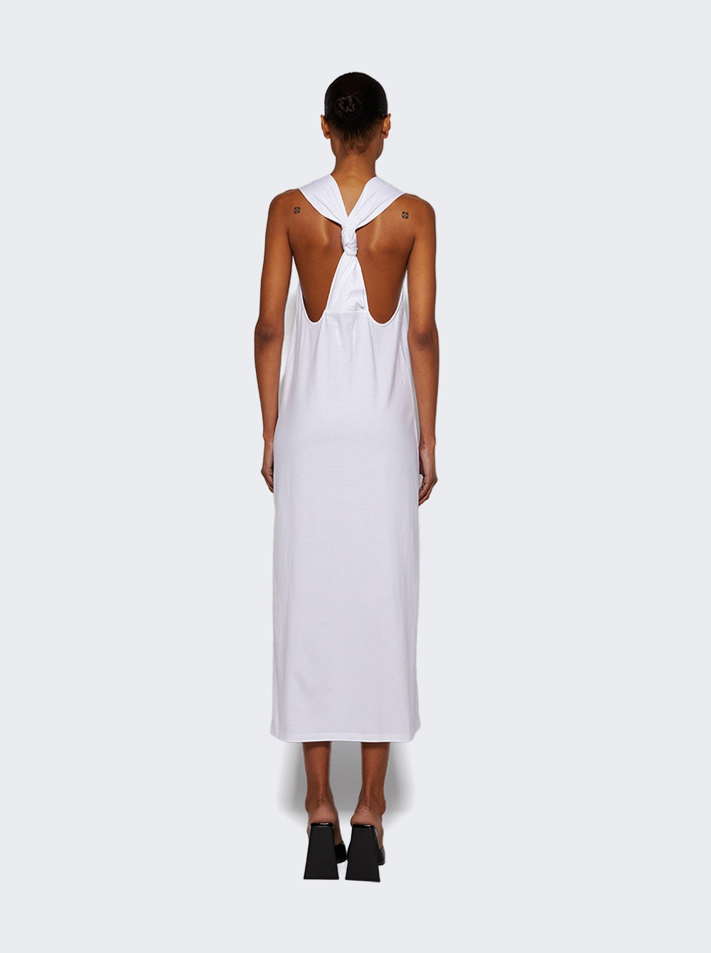 Rayna Backless Dress White - 4
