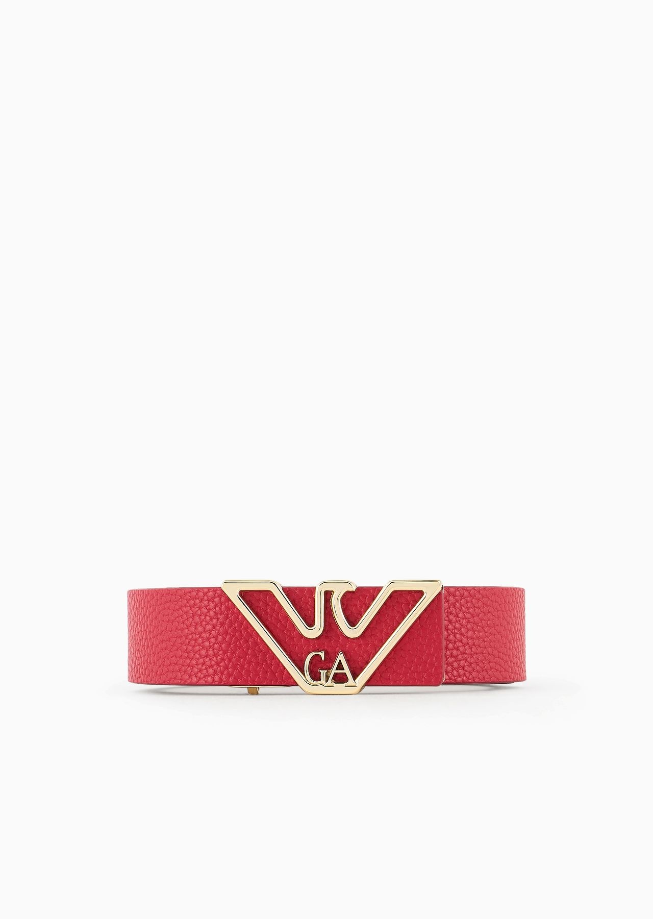 Belt with deer-print eagle plate - 1