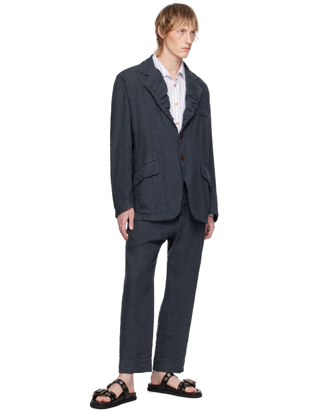 Navy Cruise Trousers - 4