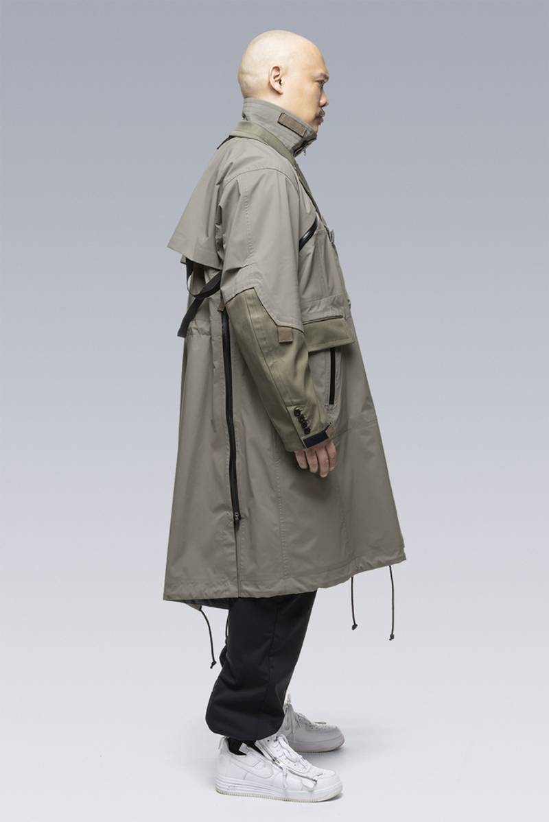 sacai / ACRONYM® TRENCH COAT SIZE3 ACRONYM SAC-J2760 sacai / ACRONYM Trench Coat Alpha Green | REVERSIBLE