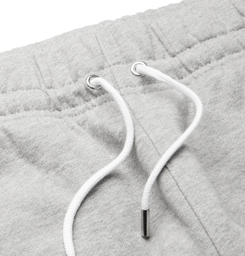 Tapered Logo-Appliquéd Loopback Cotton-Jersey Sweatpants 3