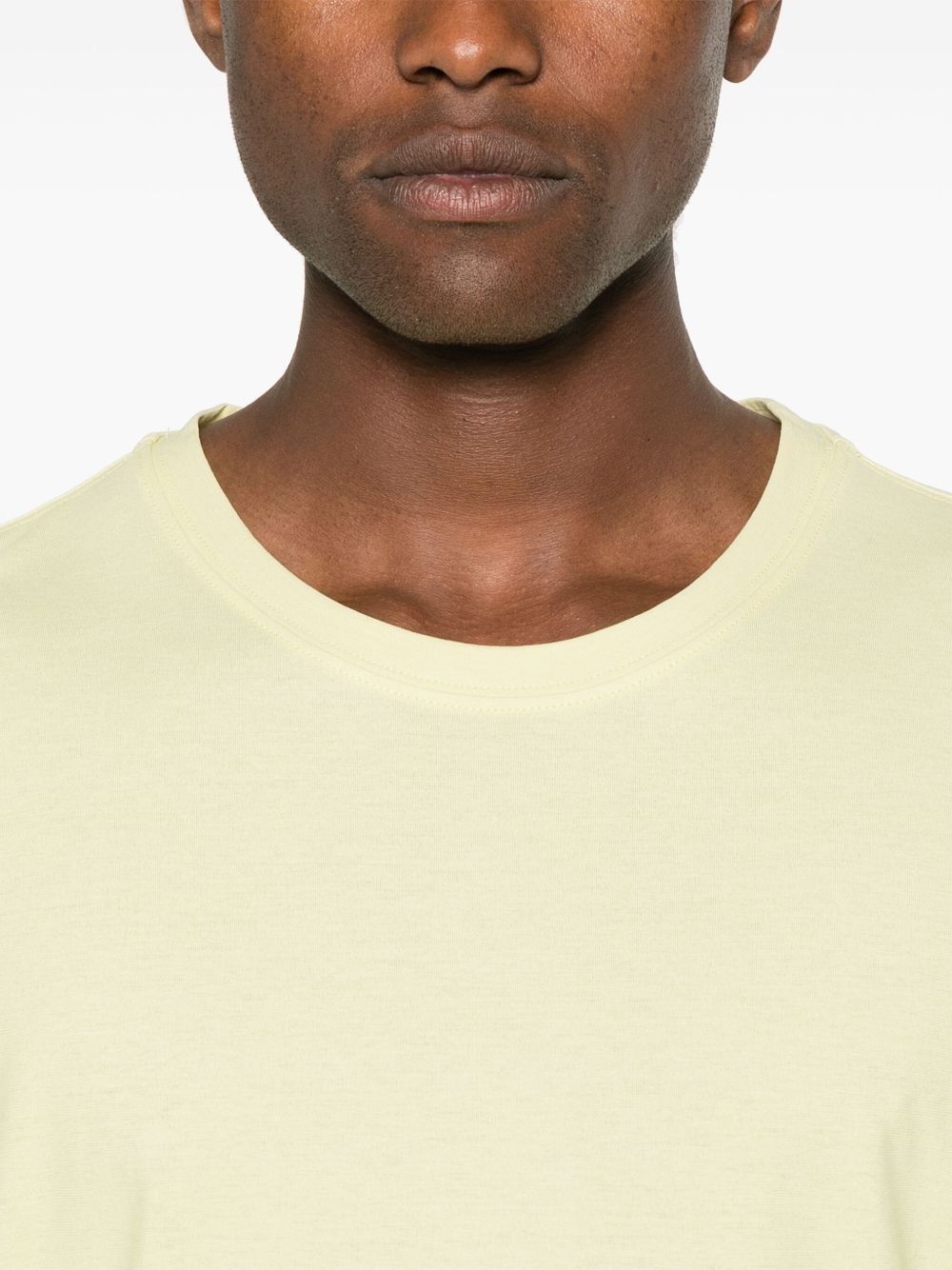round-neck cotton T-shirt - 5