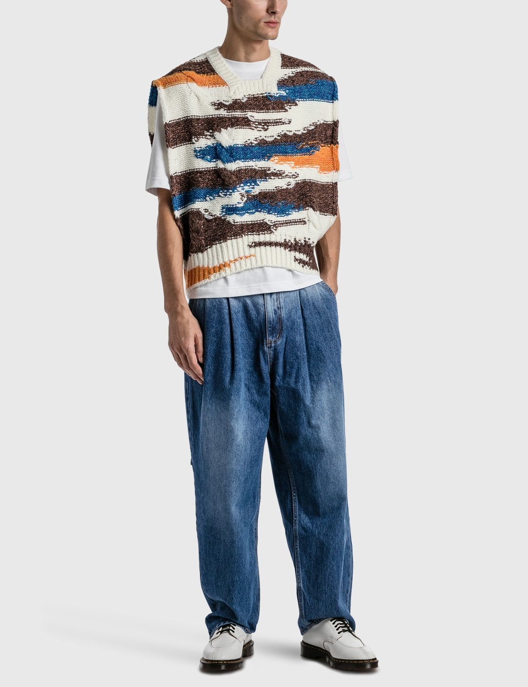 PLOT KNIT VEST - 5