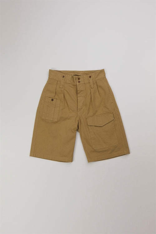 British Army Short Vintage Twill in Khaki - 1