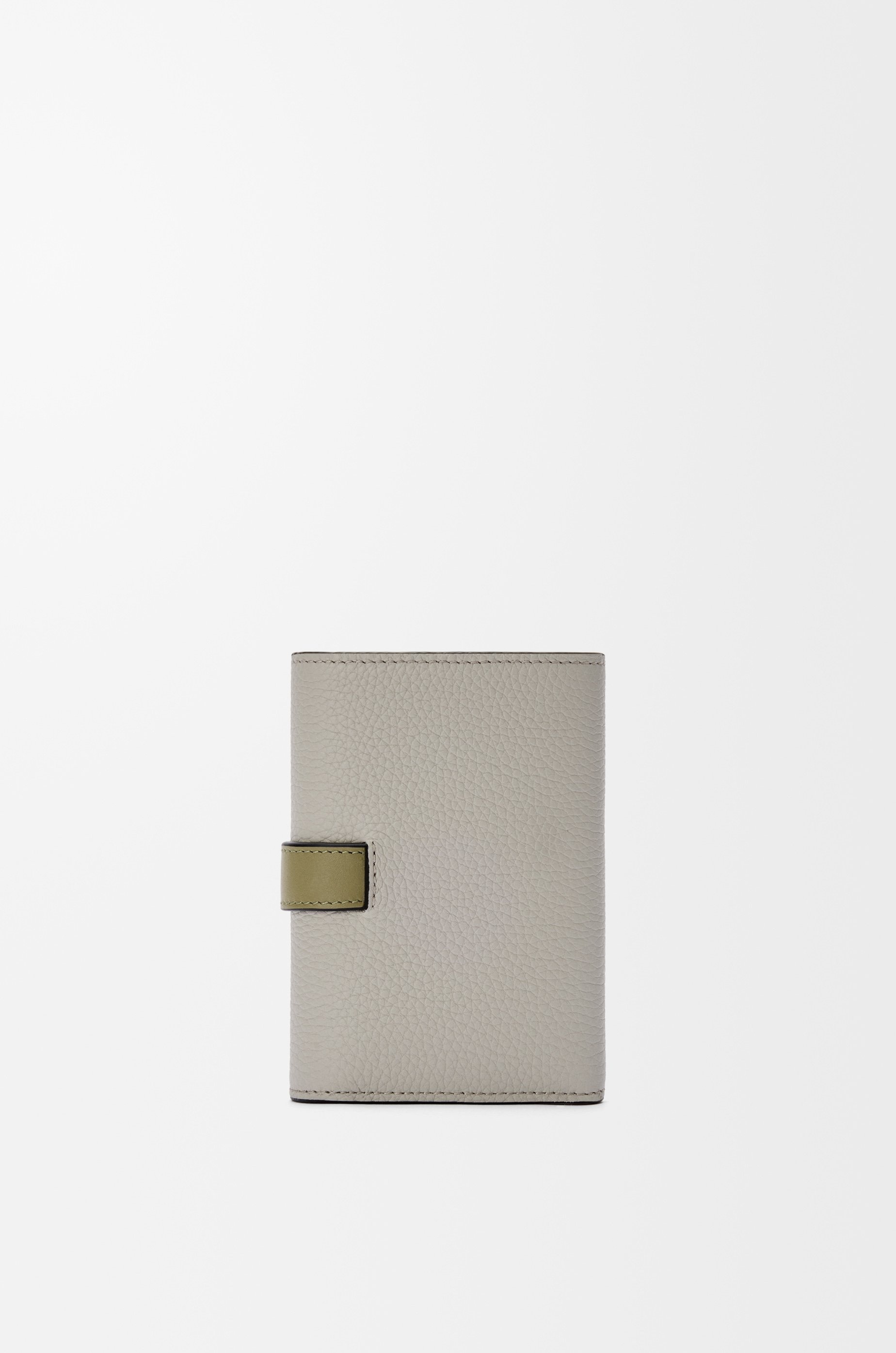 Small vertical wallet in soft grained calfskin - 4