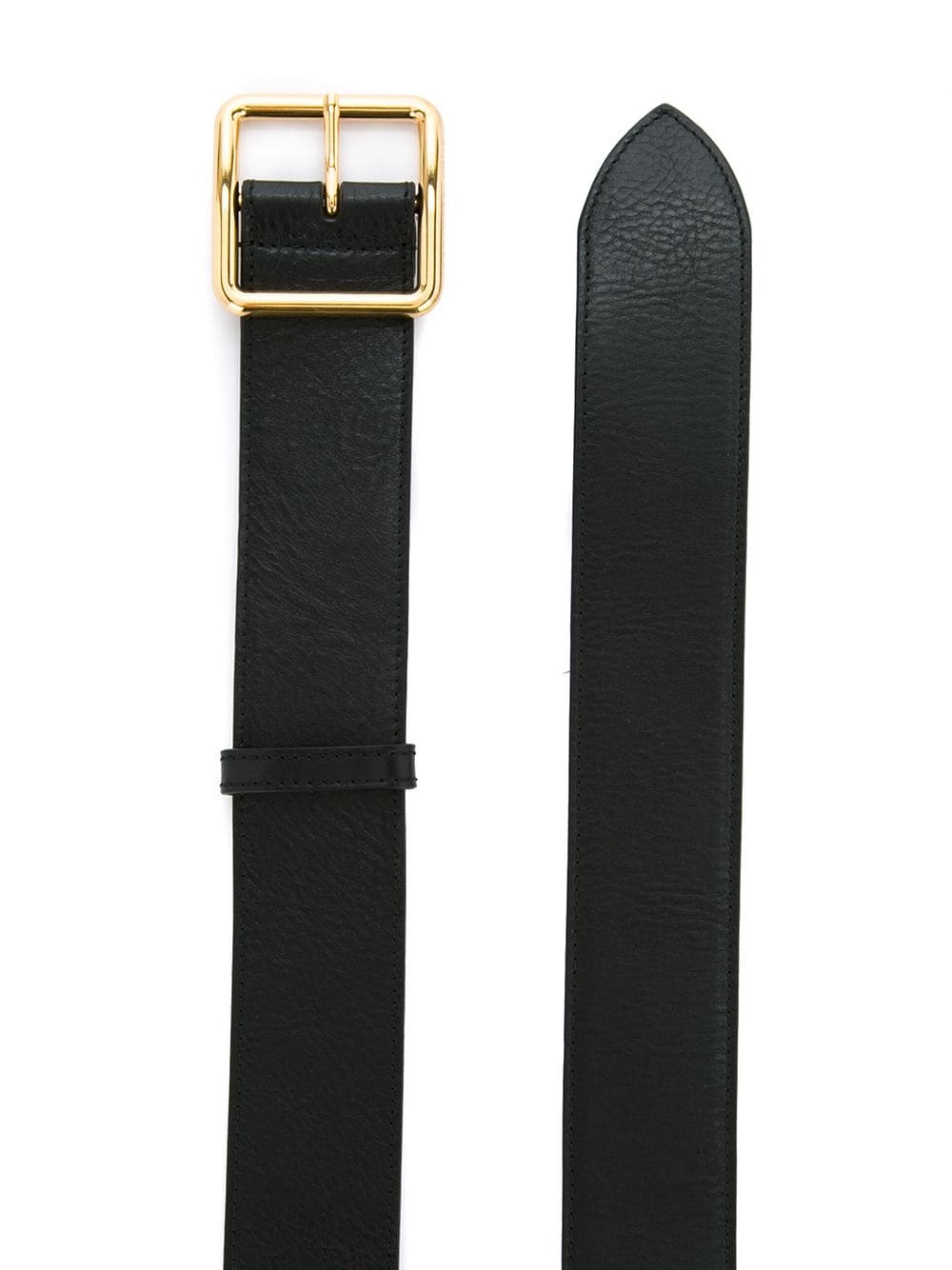 square buckle belt - 2