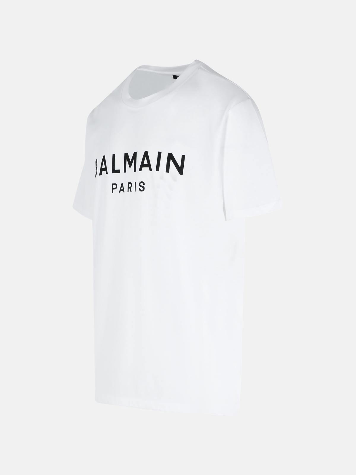 WHITE COTTON T-SHIRT - 2