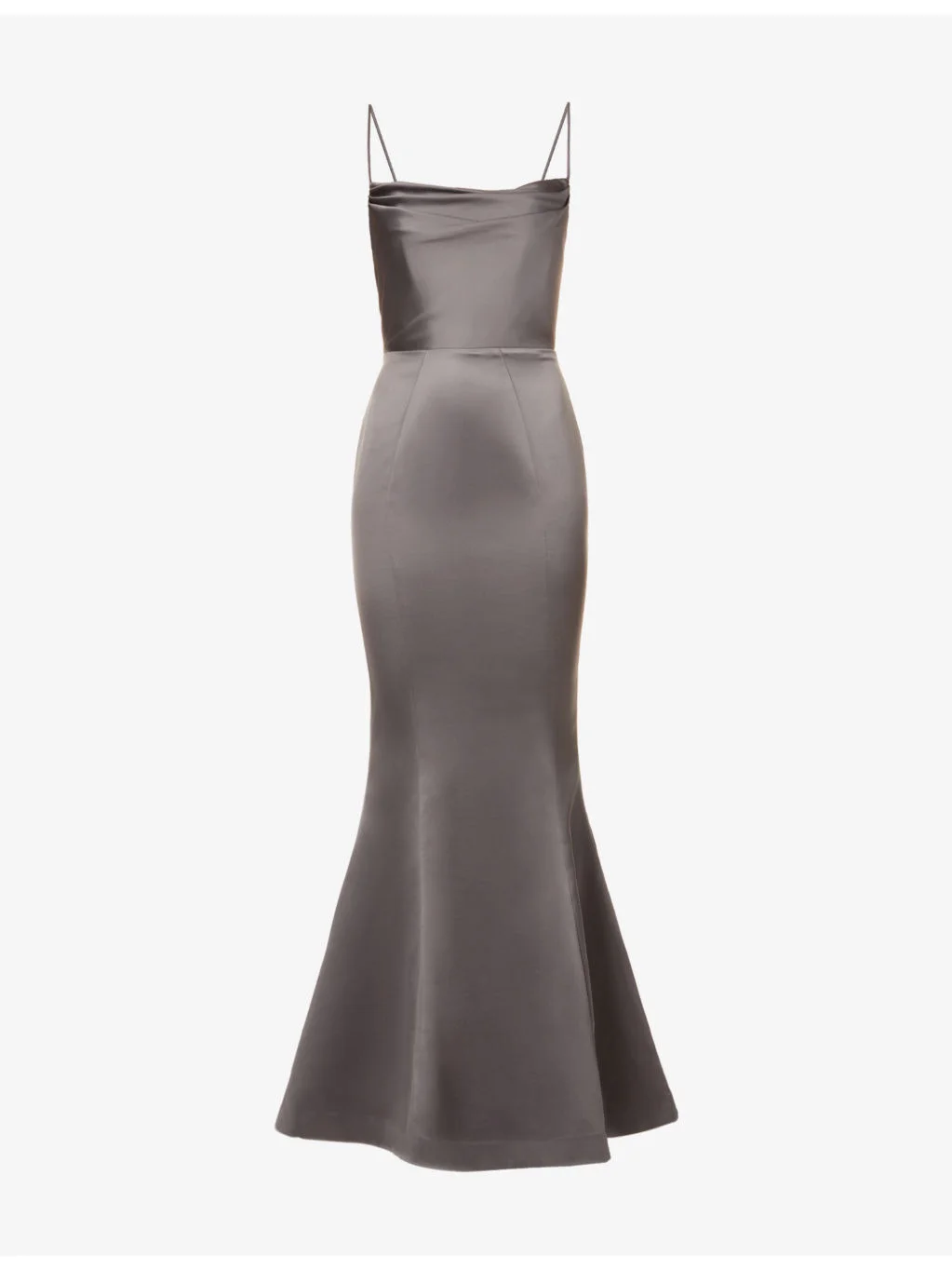 Violette fishtail-hem woven maxi dress - 1